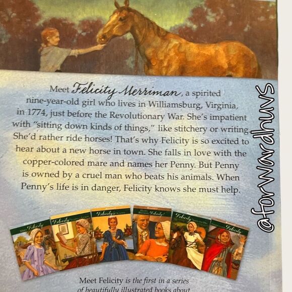Bundle Sale 3 for $15 | American Girl | Meet Felicity | Book 1 | Paperback - Picture 4 of 8